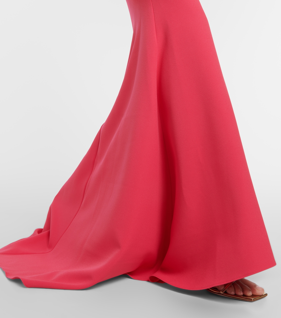 Robe longue Pollina en crêpe | Safiyaa