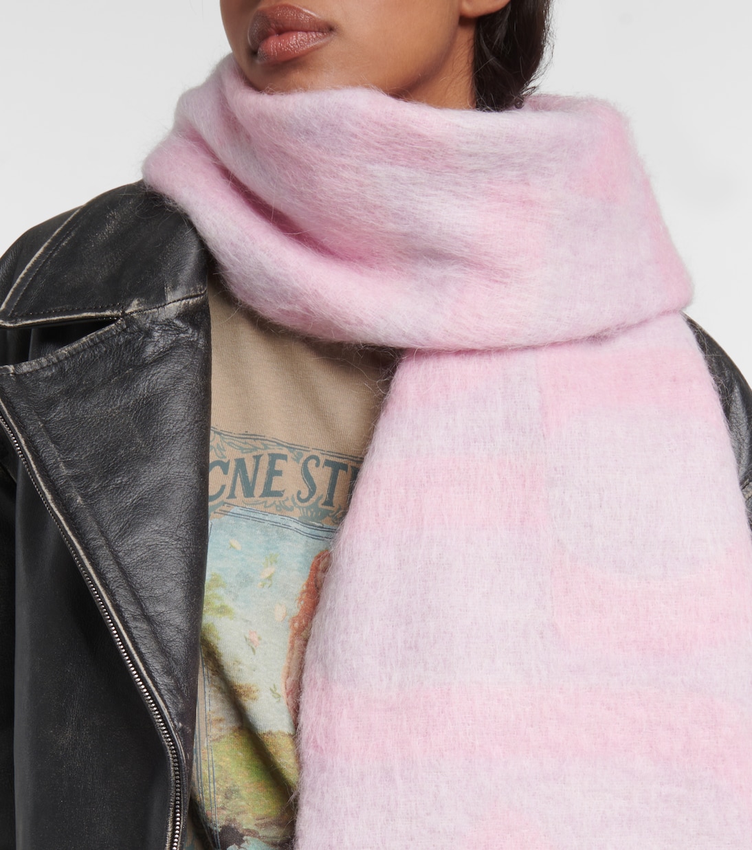 Logo wool-blend scarf | Acne Studios