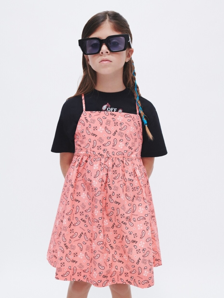 Arrows Bandana cotton jersey T-shirt | Off-White Kids