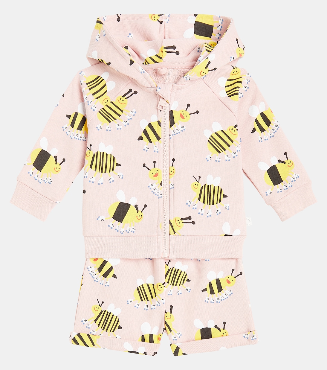 Bebé - set de sudadera y shorts de algodón | Stella McCartney Kids