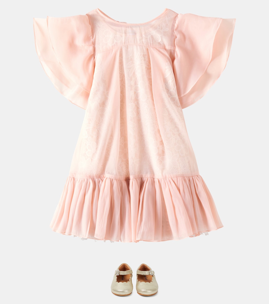 Organza dress and lace slip dress set | Petite Amalie  