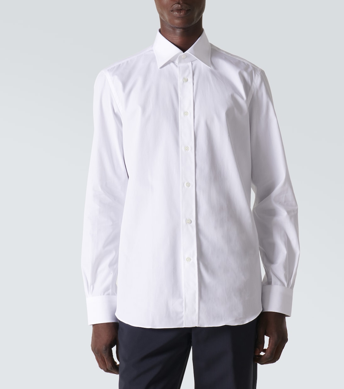 Lecce cotton poplin shirt | Thom Sweeney