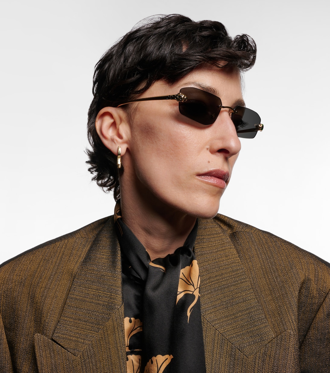 Panthère de Cartier rectangular sunglasses | Cartier Eyewear Collection