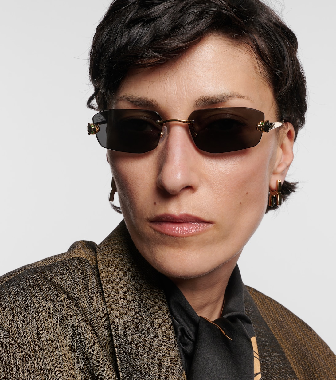 Panthère de Cartier rectangular sunglasses | Cartier Eyewear Collection