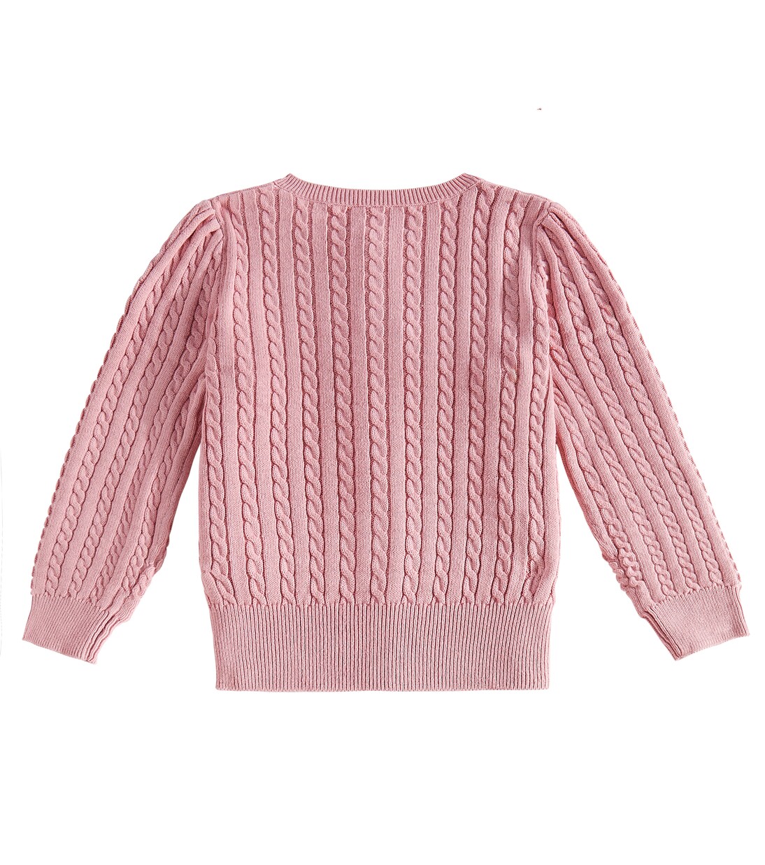 Embroidered cable-knit cotton cardigan | Polo Ralph Lauren Kids