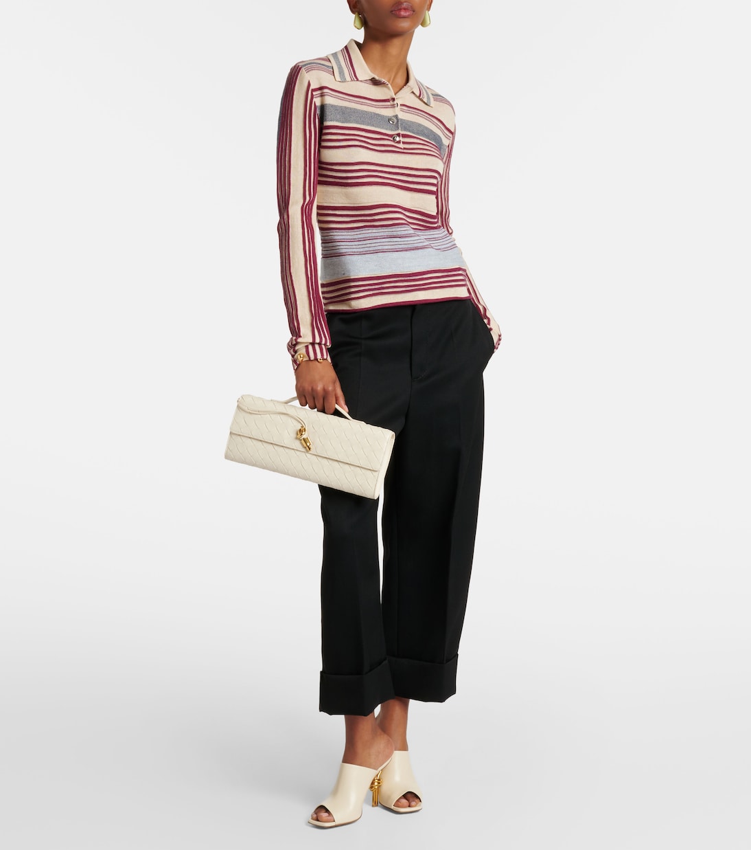 Pochette Andiamo Intrecciato en cuir | Bottega Veneta