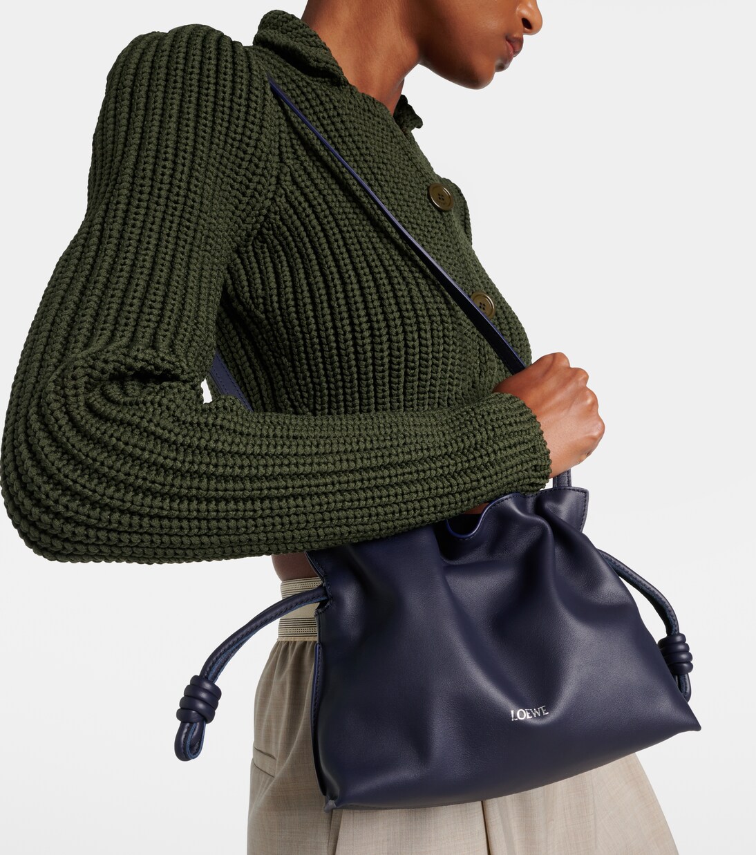 Clutch Flamenco Mini aus Leder | Loewe