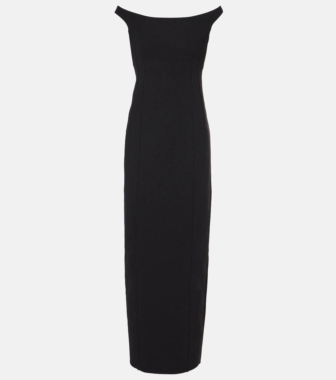 Robe longue à encolure bardot | Toteme