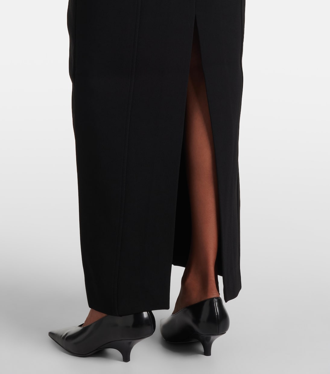 Robe longue à encolure bardot | Toteme