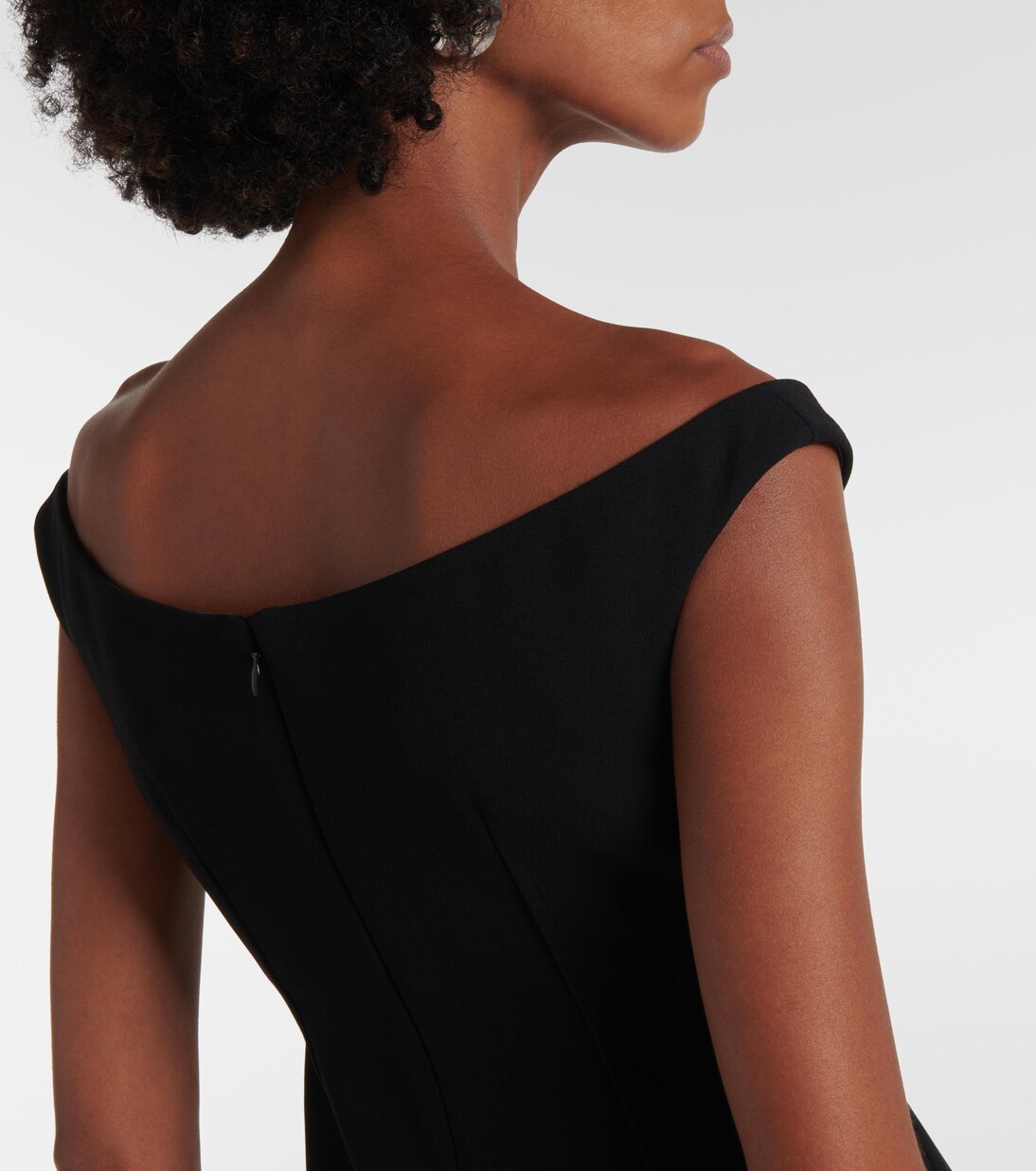 Robe longue à encolure bardot | Toteme