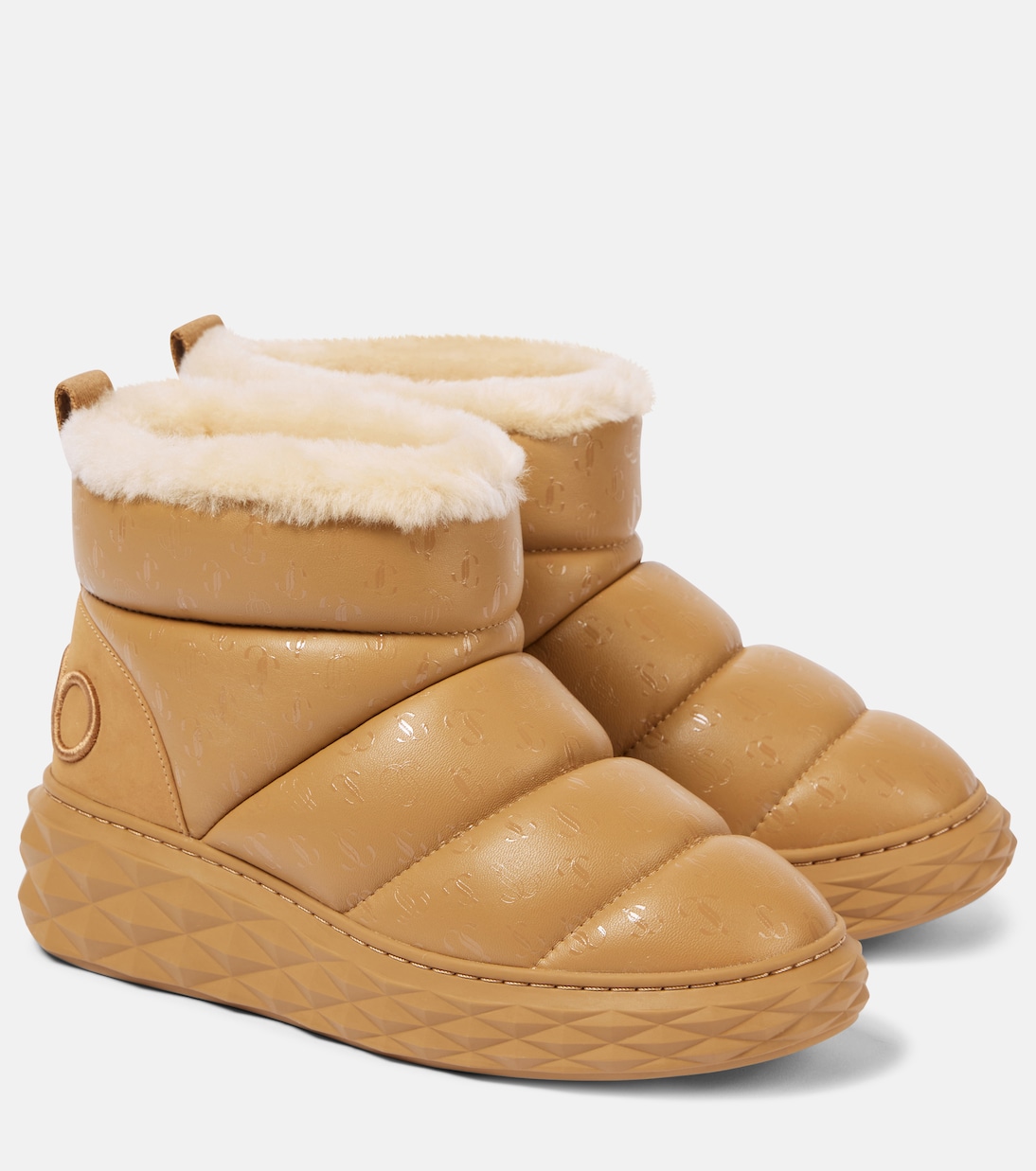 Schneestiefel Xan aus Leder mit Shearling | Jimmy Choo