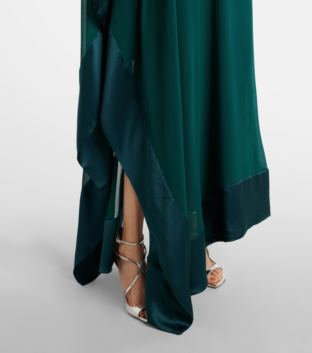 Robe longue Betsy Spirito en soie | Taller Marmo