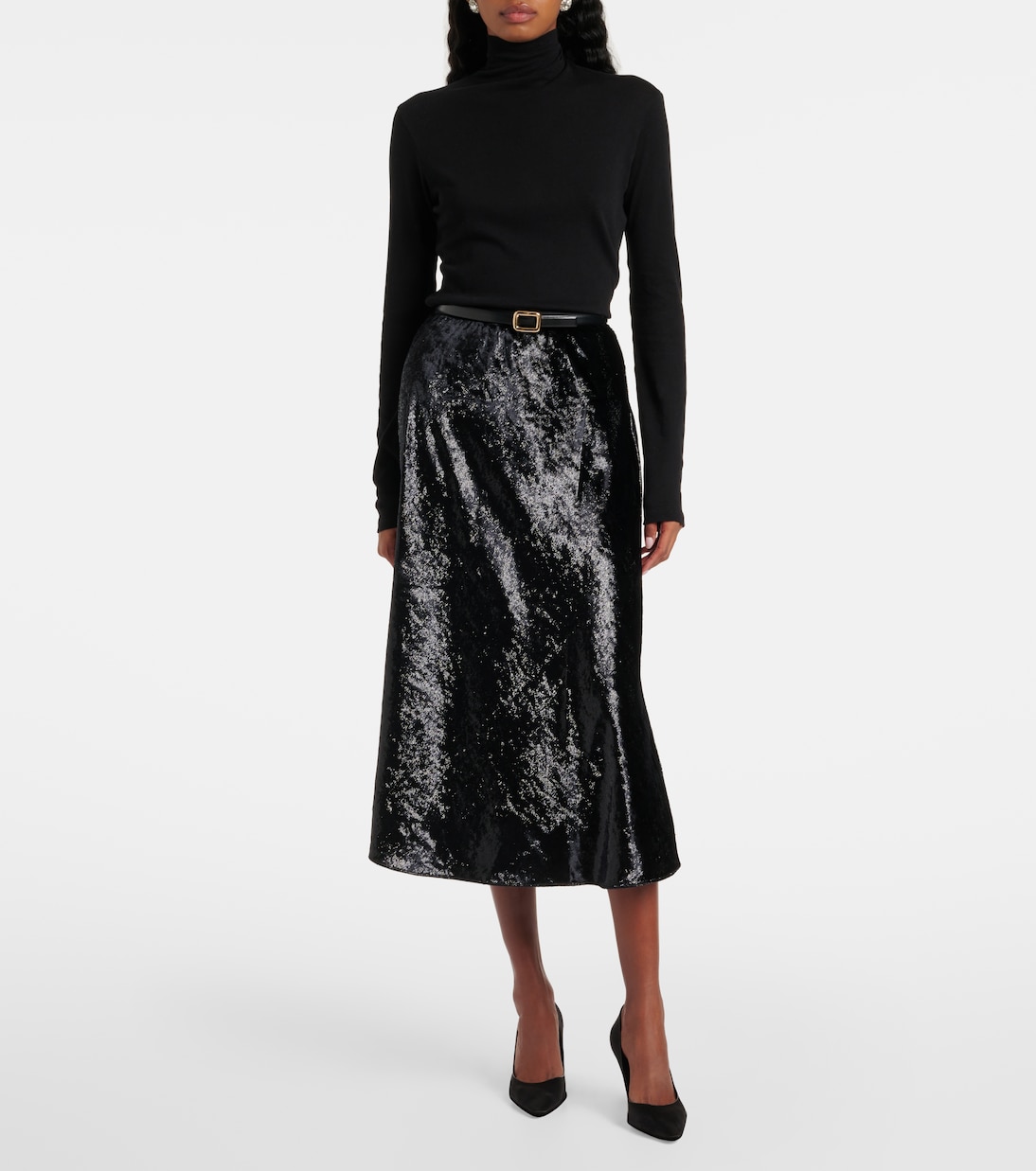 Midirock aus Lamé | Polo Ralph Lauren