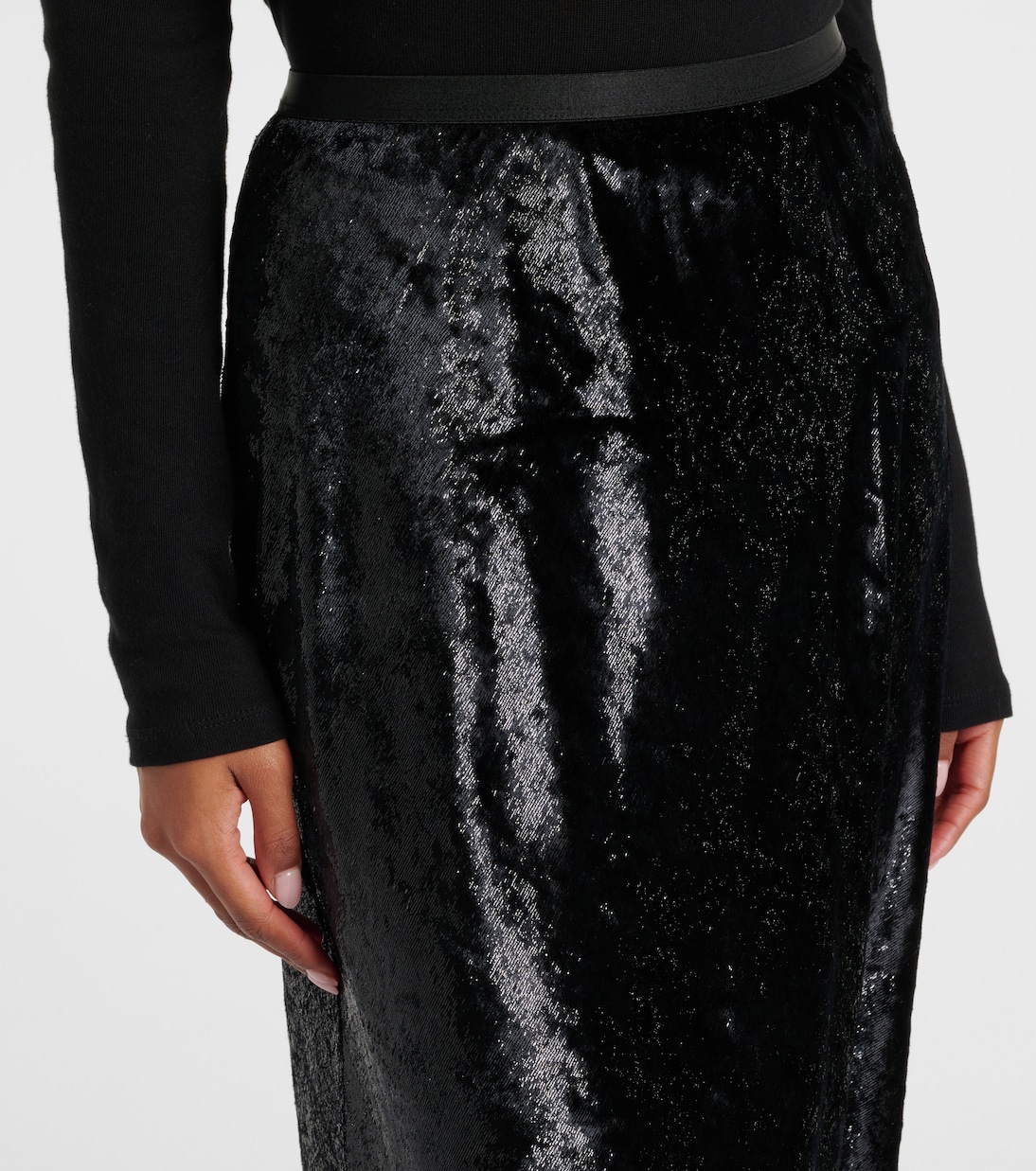 Midirock aus Lamé | Polo Ralph Lauren