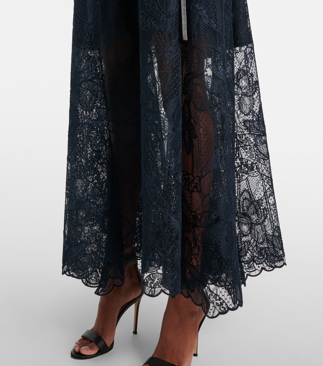 Maxikleid aus Spitze | Oscar de la Renta