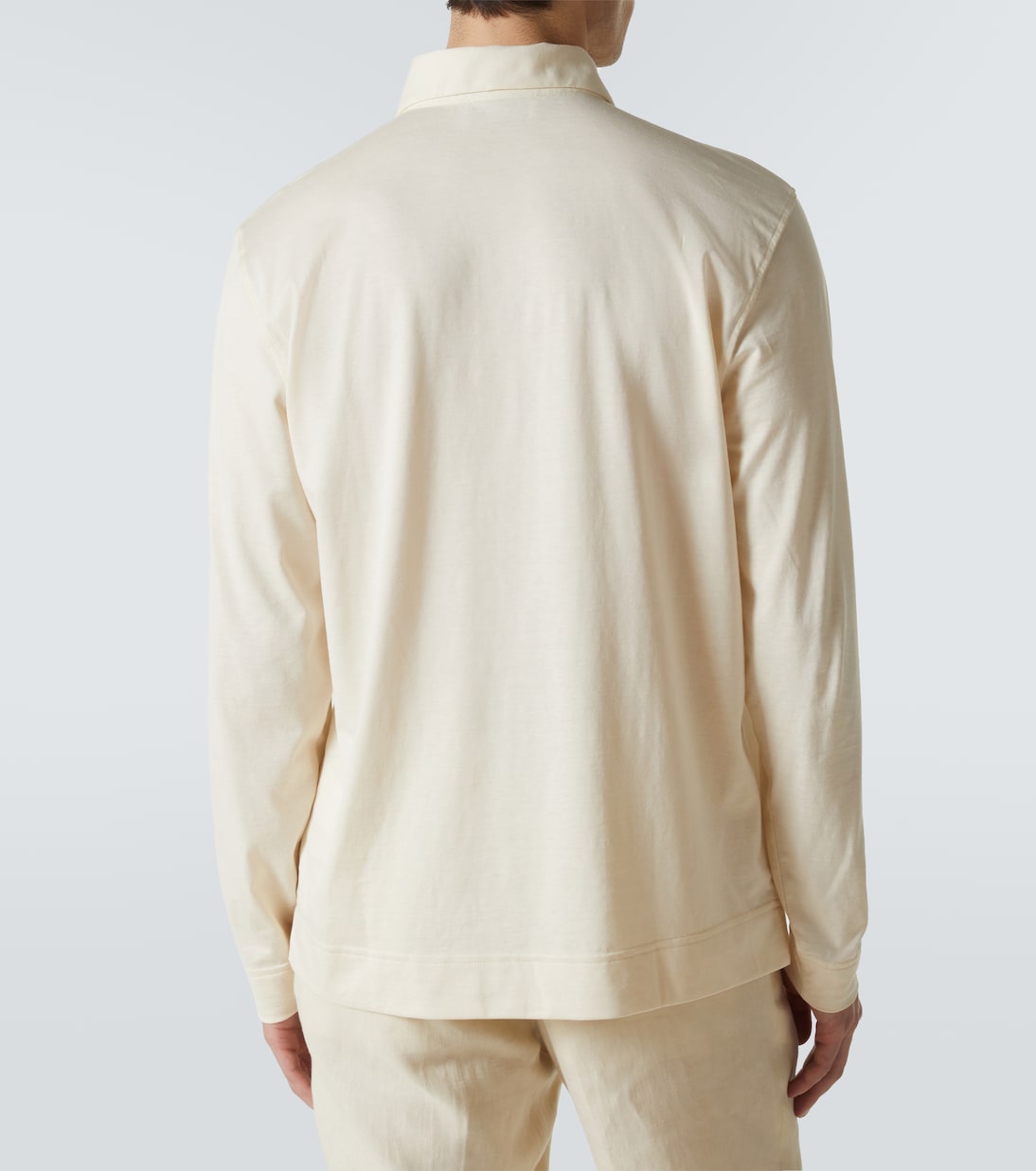Cotton and silk polo sweater | Lardini