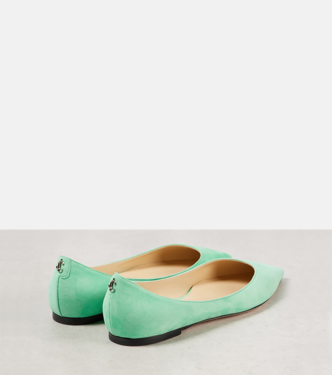 Love suede ballet flats | Jimmy Choo