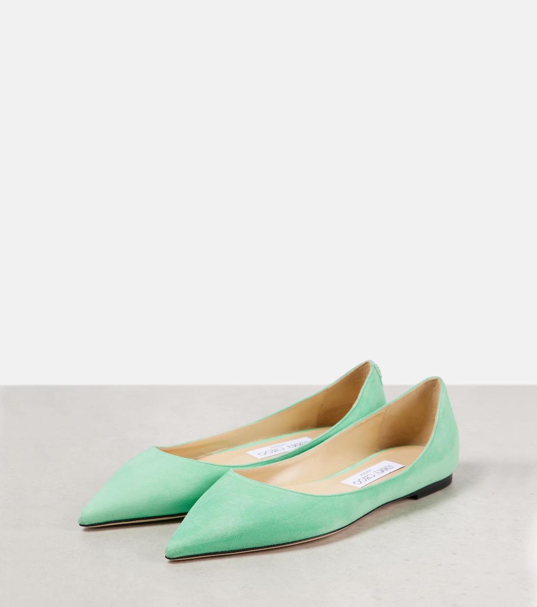 Love suede ballet flats | Jimmy Choo