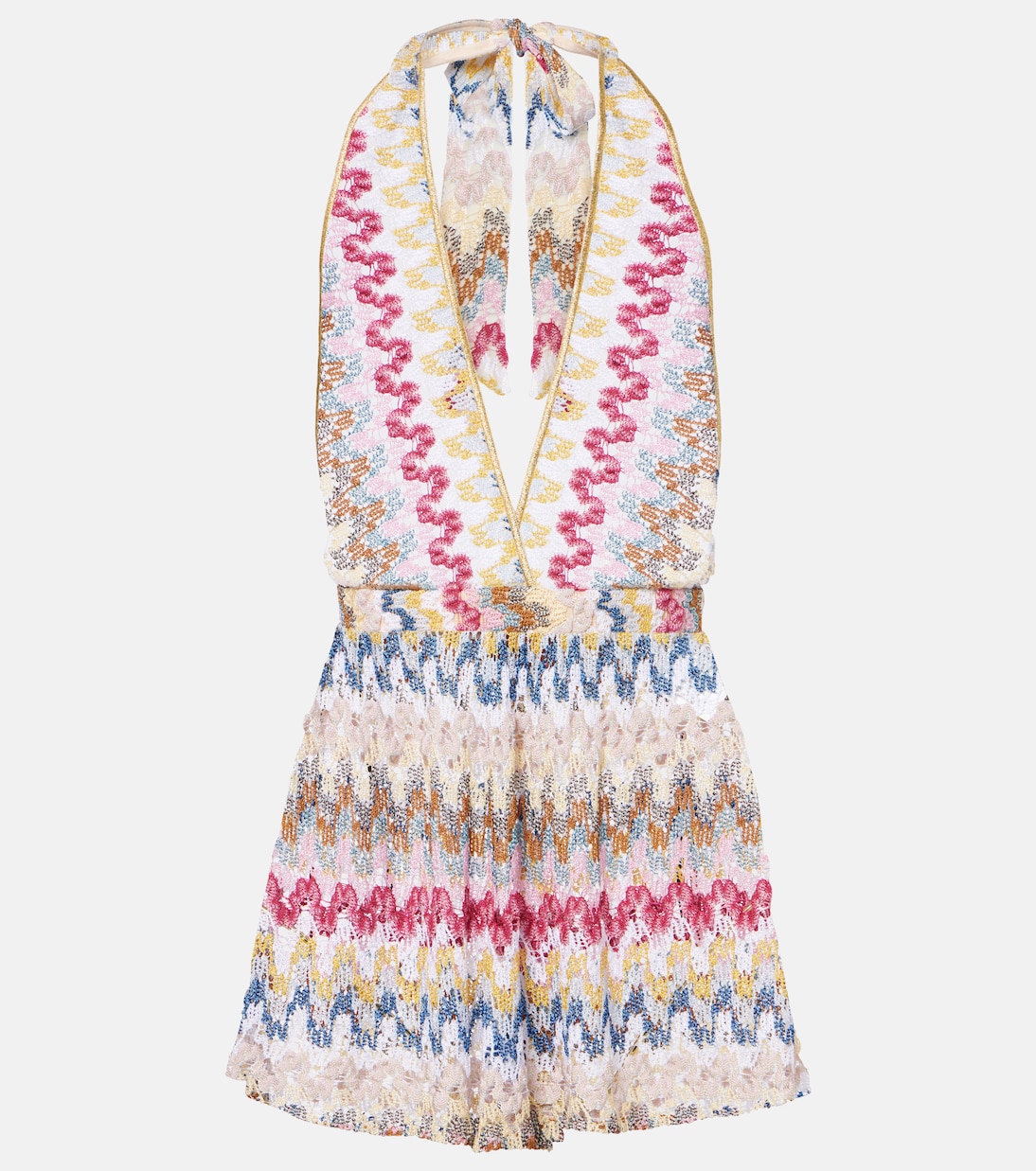 Zigzag lamé romper | Missoni