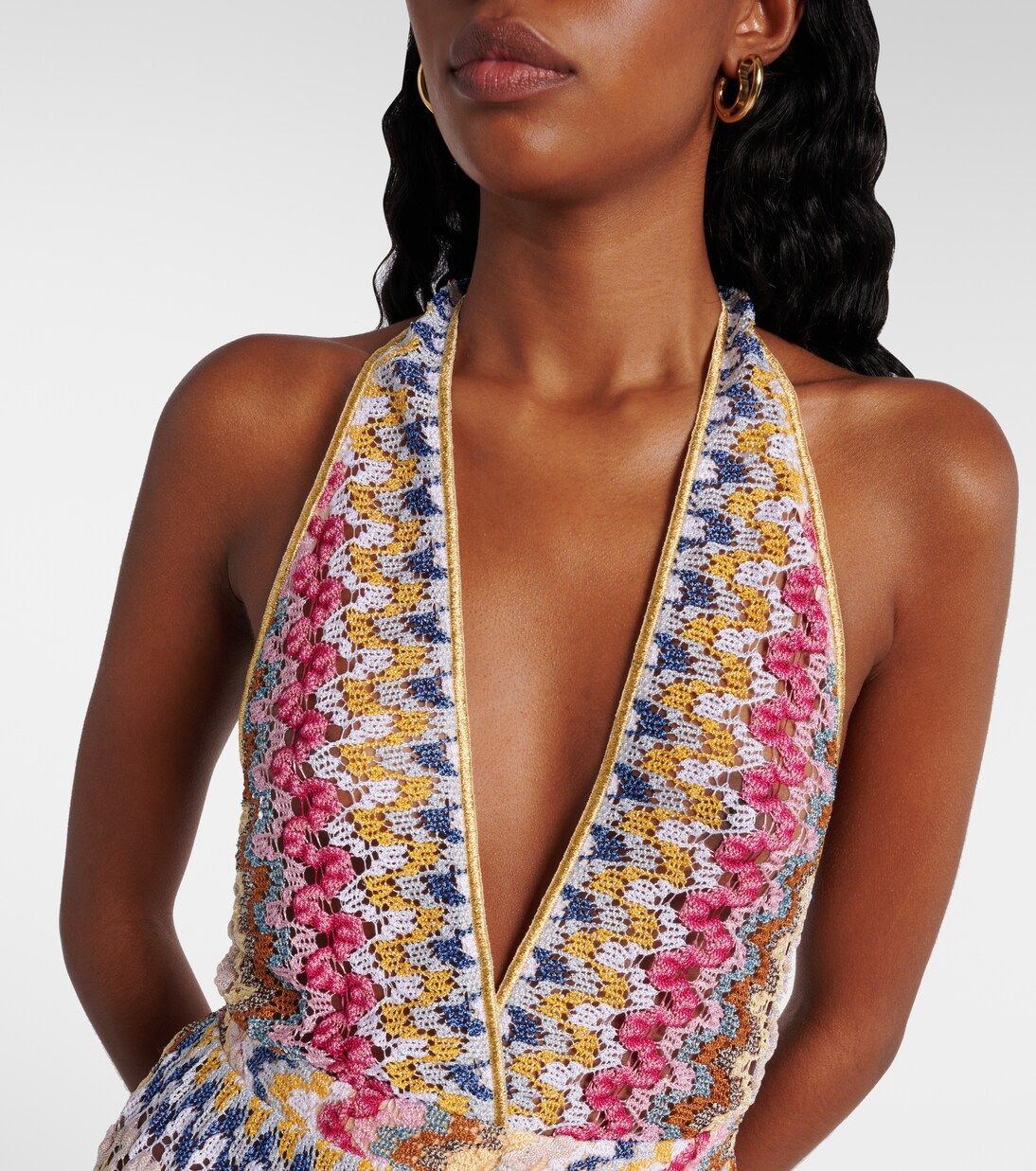 Zigzag lamé romper | Missoni