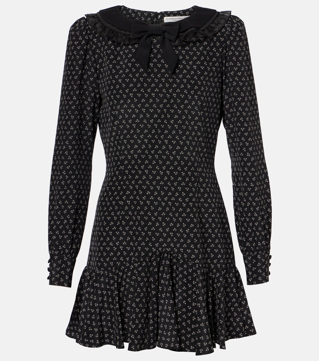 Bedrucktes Minikleid aus Seide | Alessandra Rich