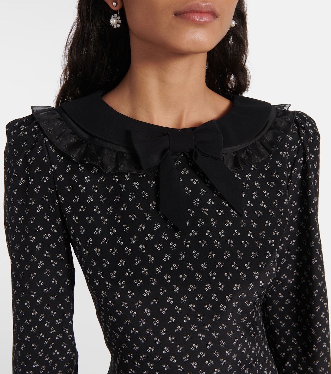 Bedrucktes Minikleid aus Seide | Alessandra Rich