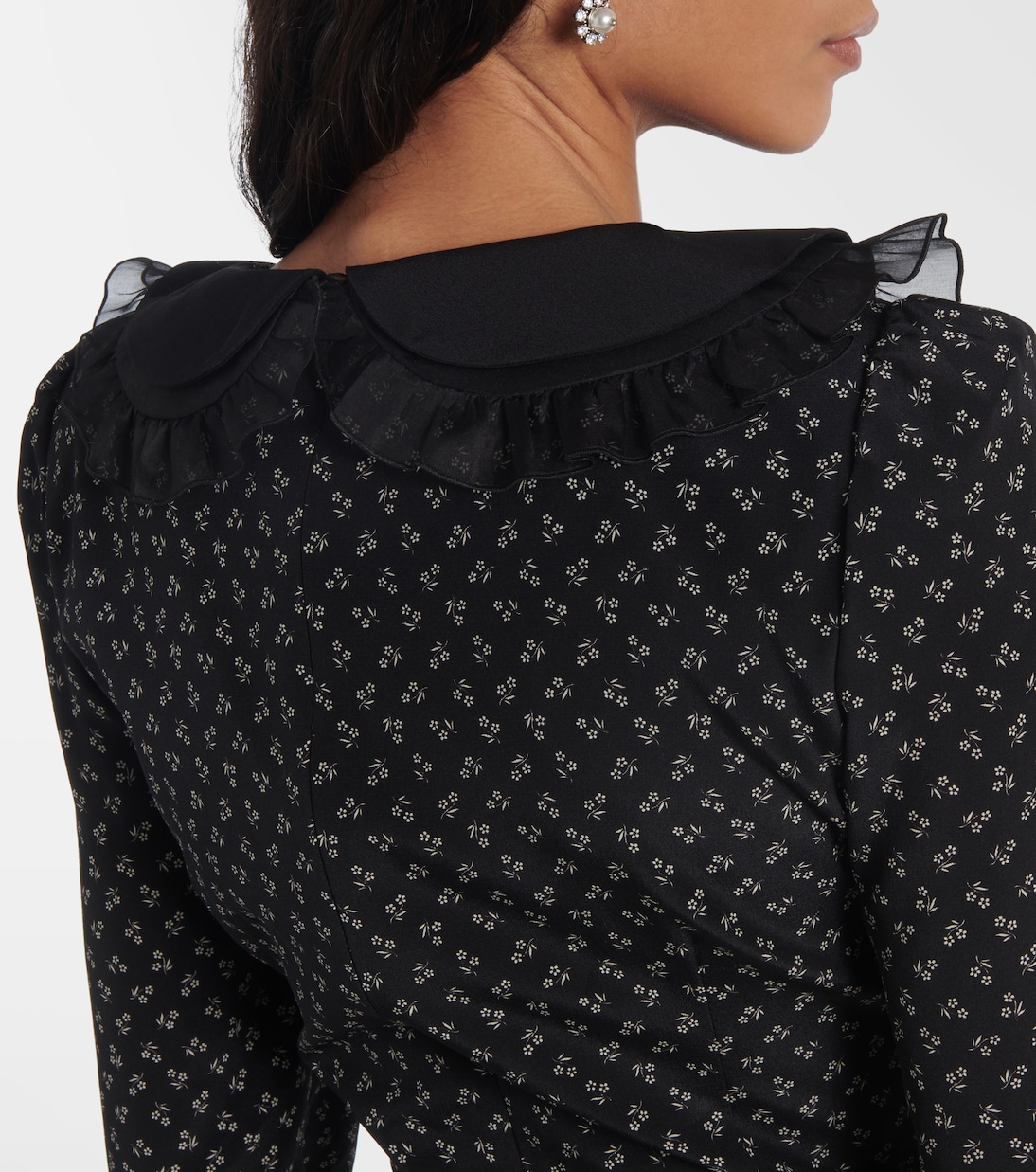 Bedrucktes Minikleid aus Seide | Alessandra Rich