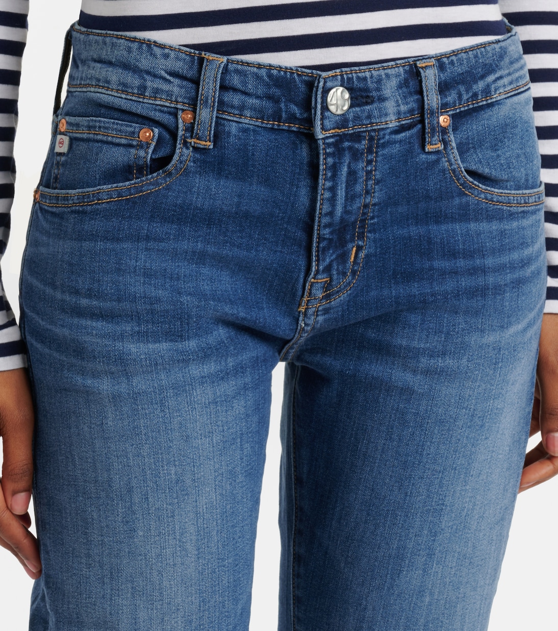 Ex Boyfriend cropped skinny jeans | AG Jeans