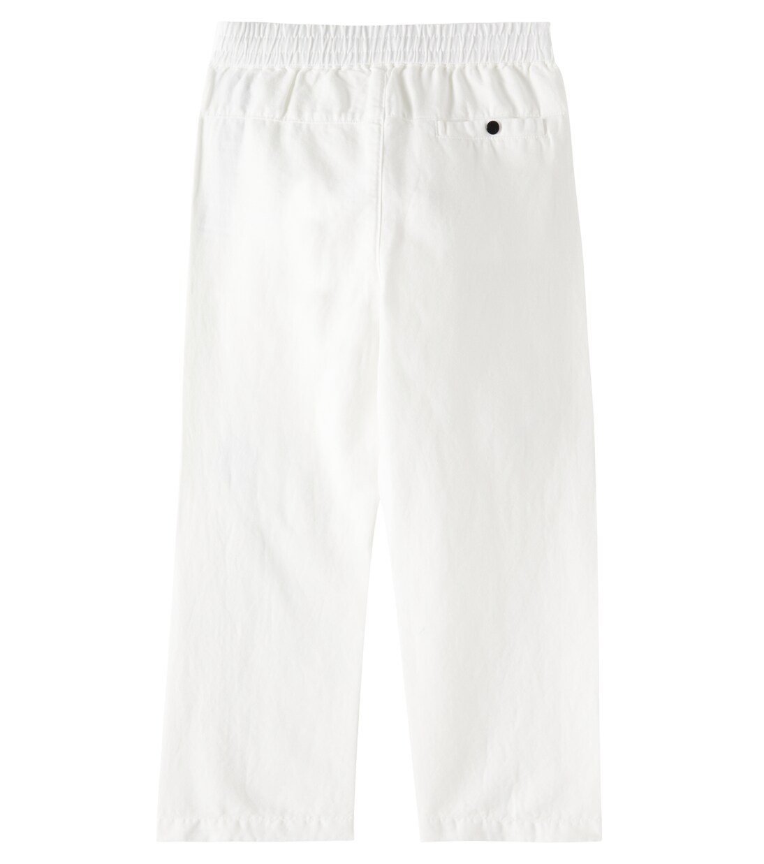 Linen and cotton gauze straight pants | C.P. Company Kids