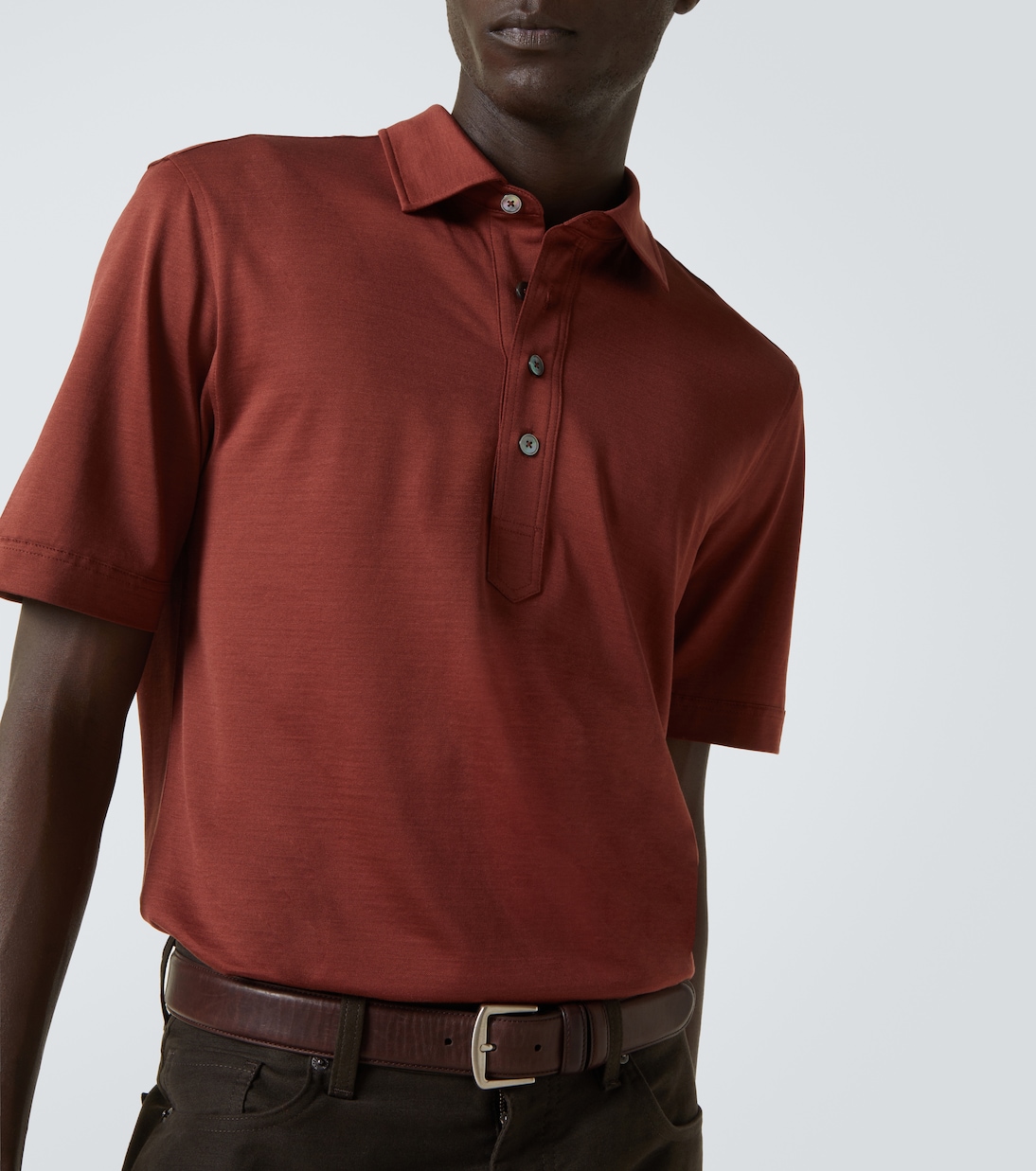 Polo in seta e cotone | Zegna