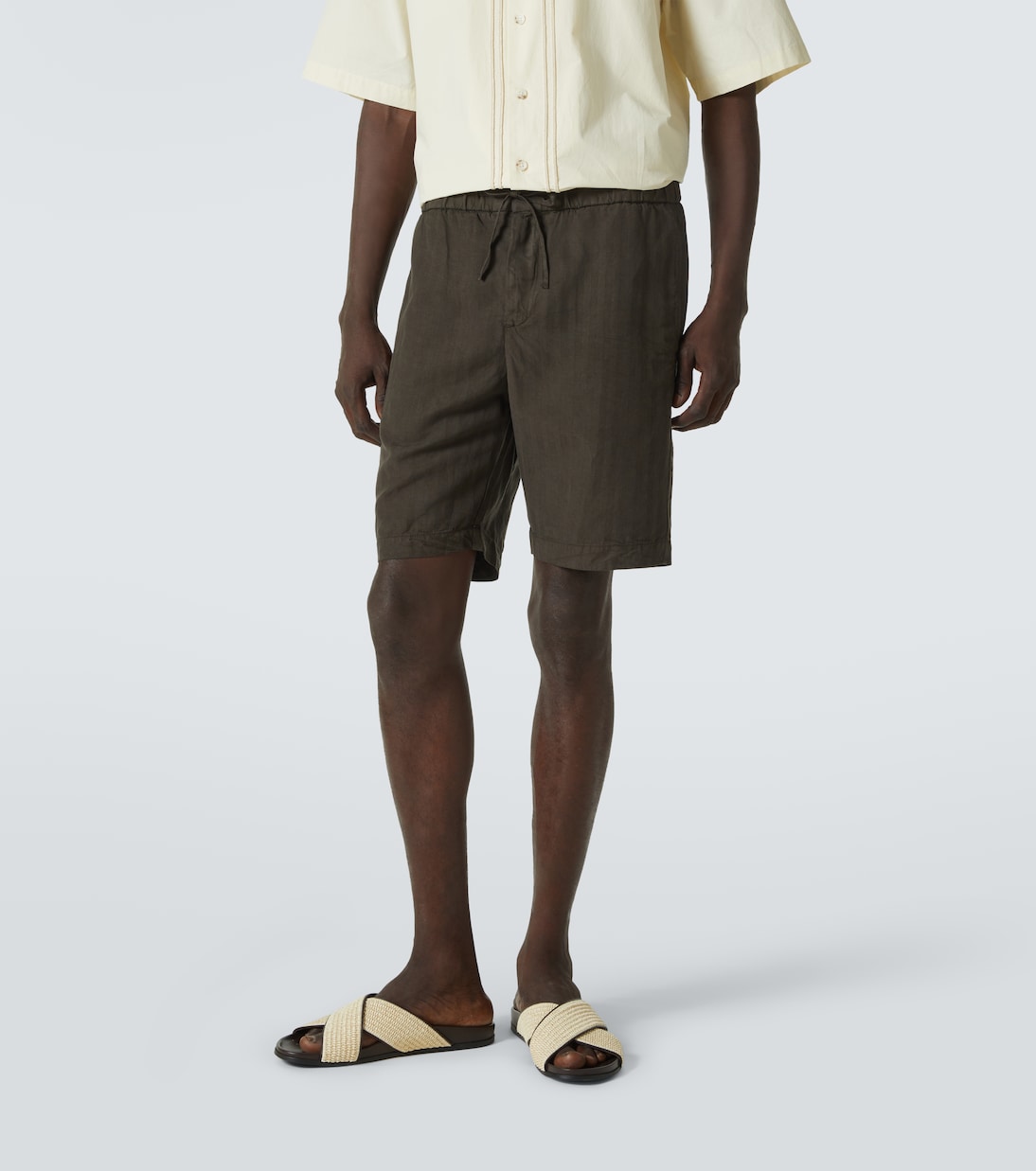 Felipe linen-blend shorts | Frescobol Carioca