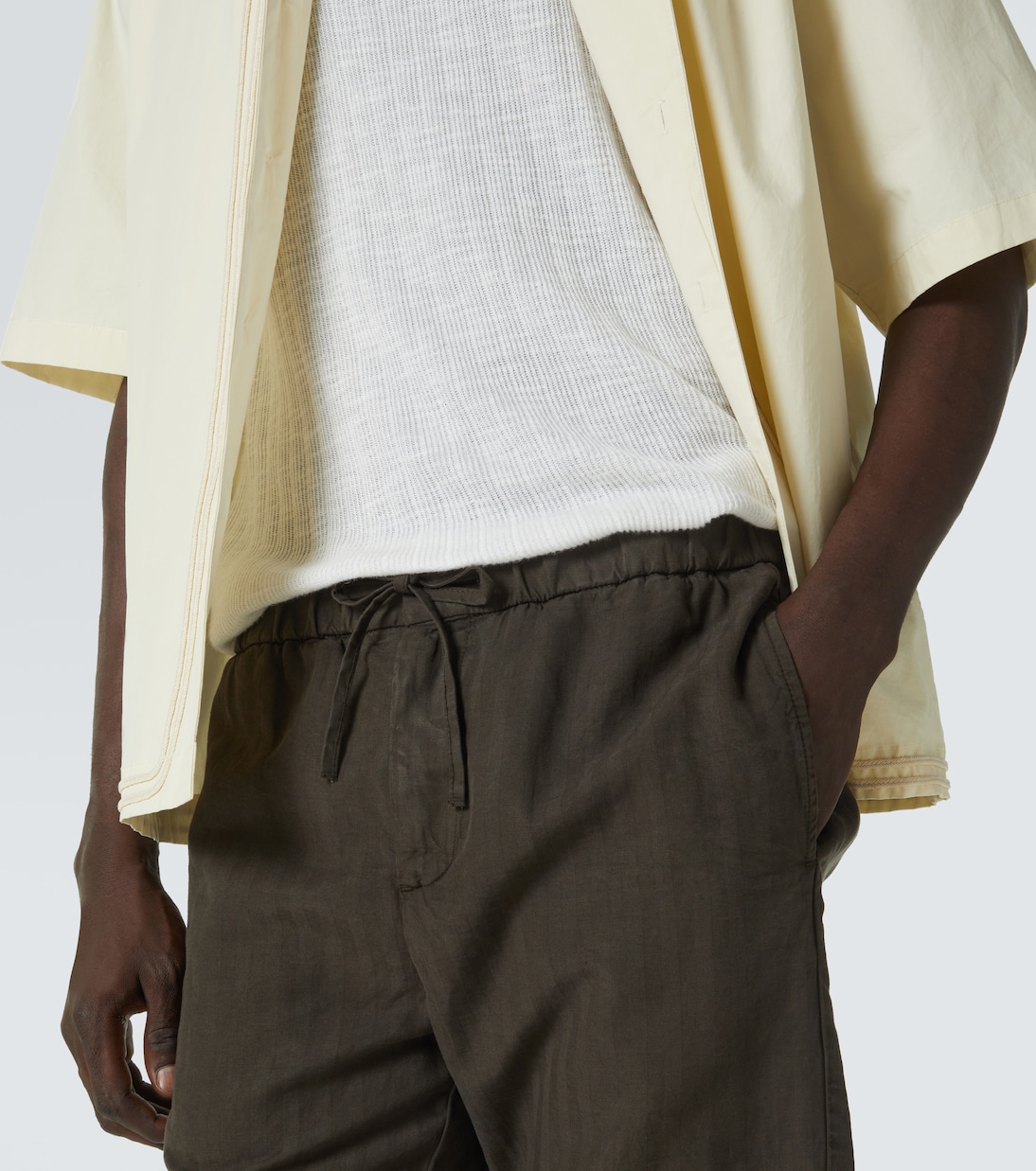 Felipe linen-blend shorts | Frescobol Carioca