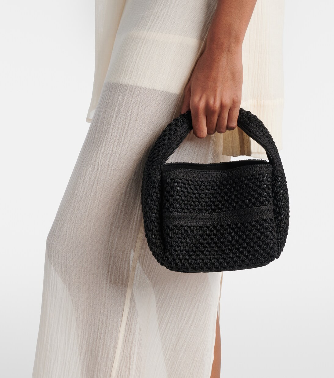 Tote Bag aus Häkelstrick | Toteme