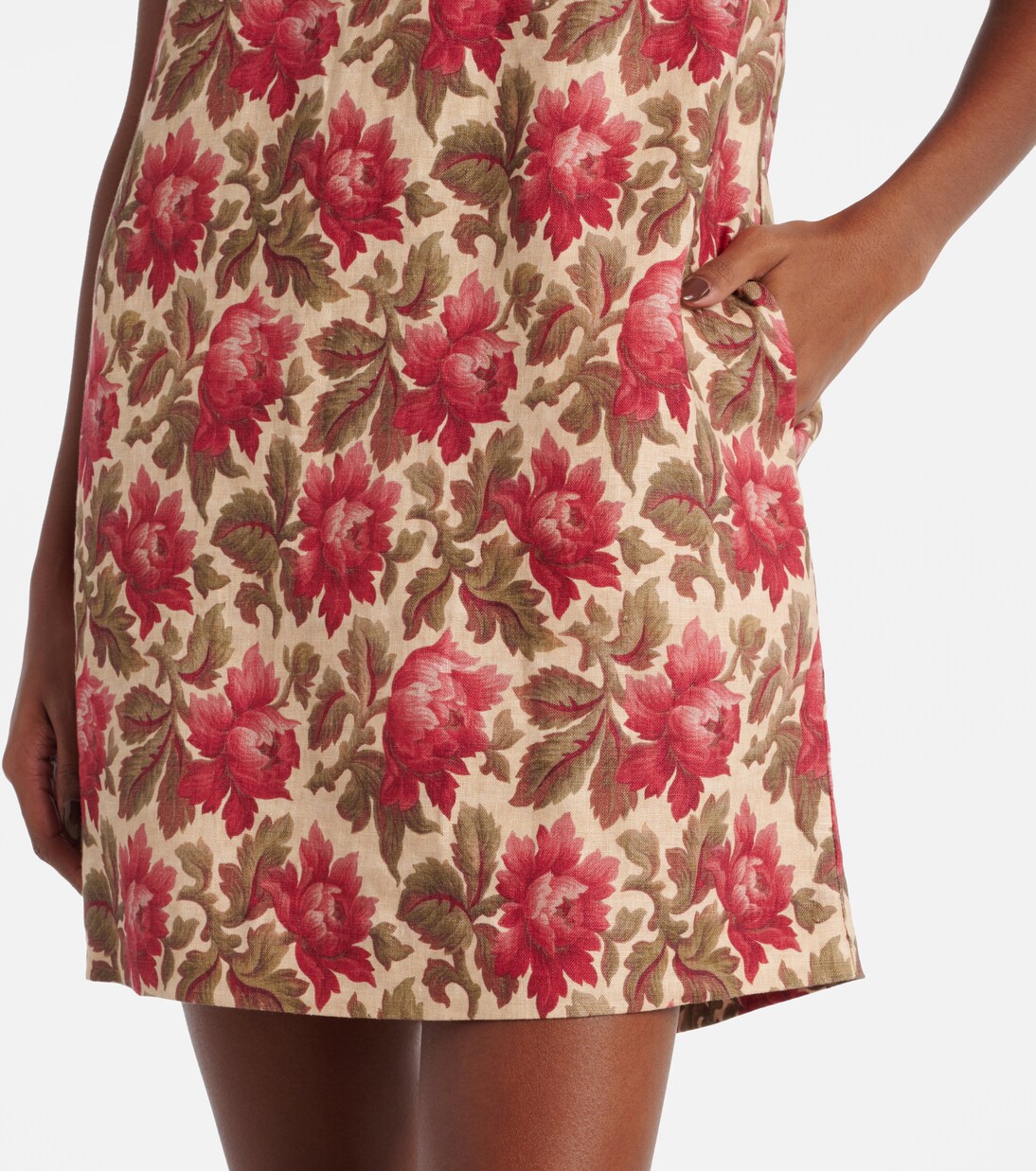 Robe Rosalie en lin à fleurs | Posse