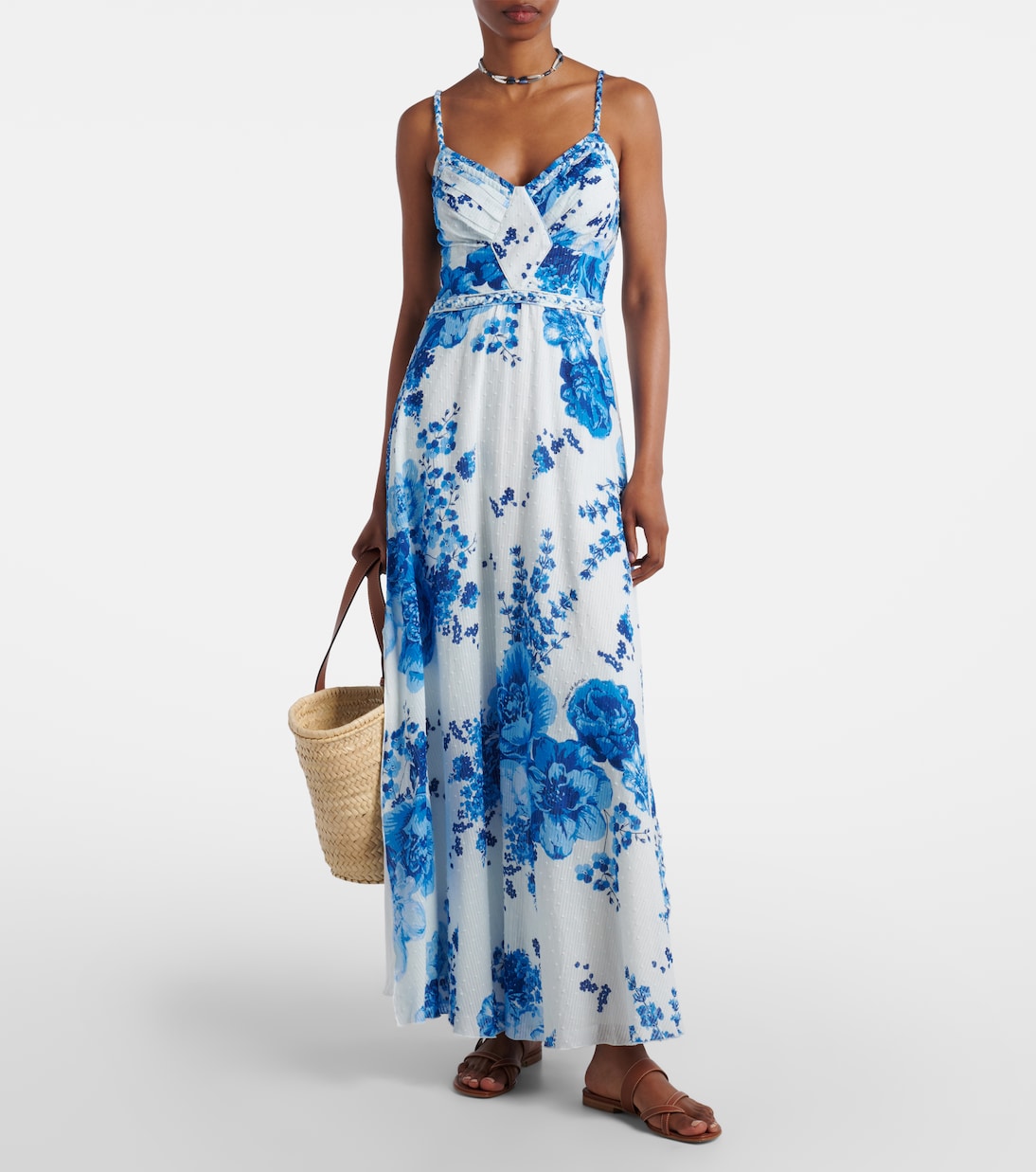 Robe longue Cara en coton | Poupette St Barth