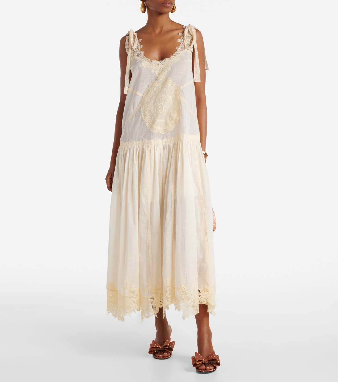 Le Cadeau 65 polka-dot satin mules | Mach & Mach