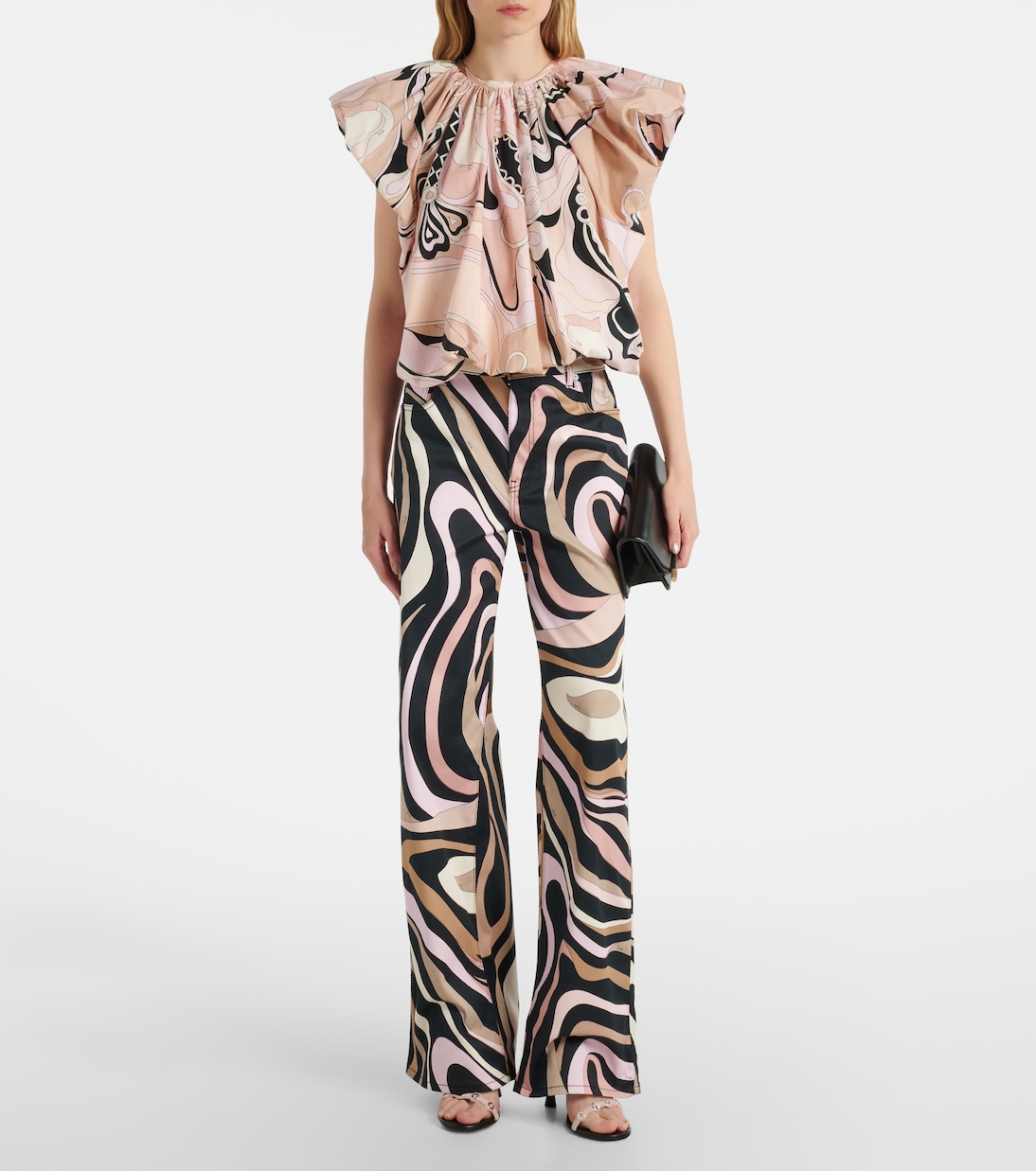 Emilio 95 eyelet suede sandals | Pucci