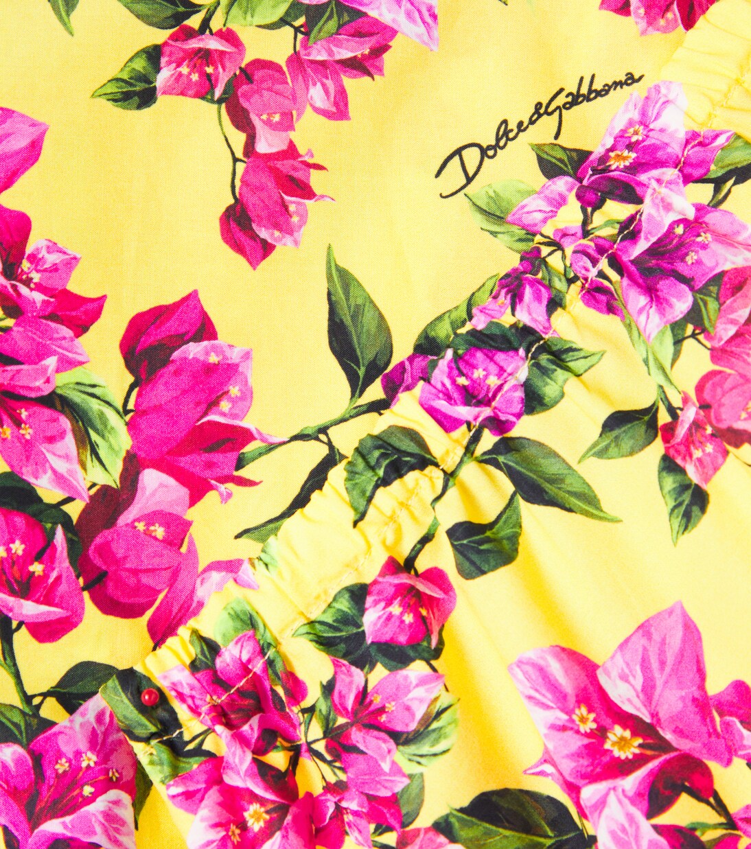 Baby Taormina cotton dress and bloomers set | Dolce&Gabbana Kids