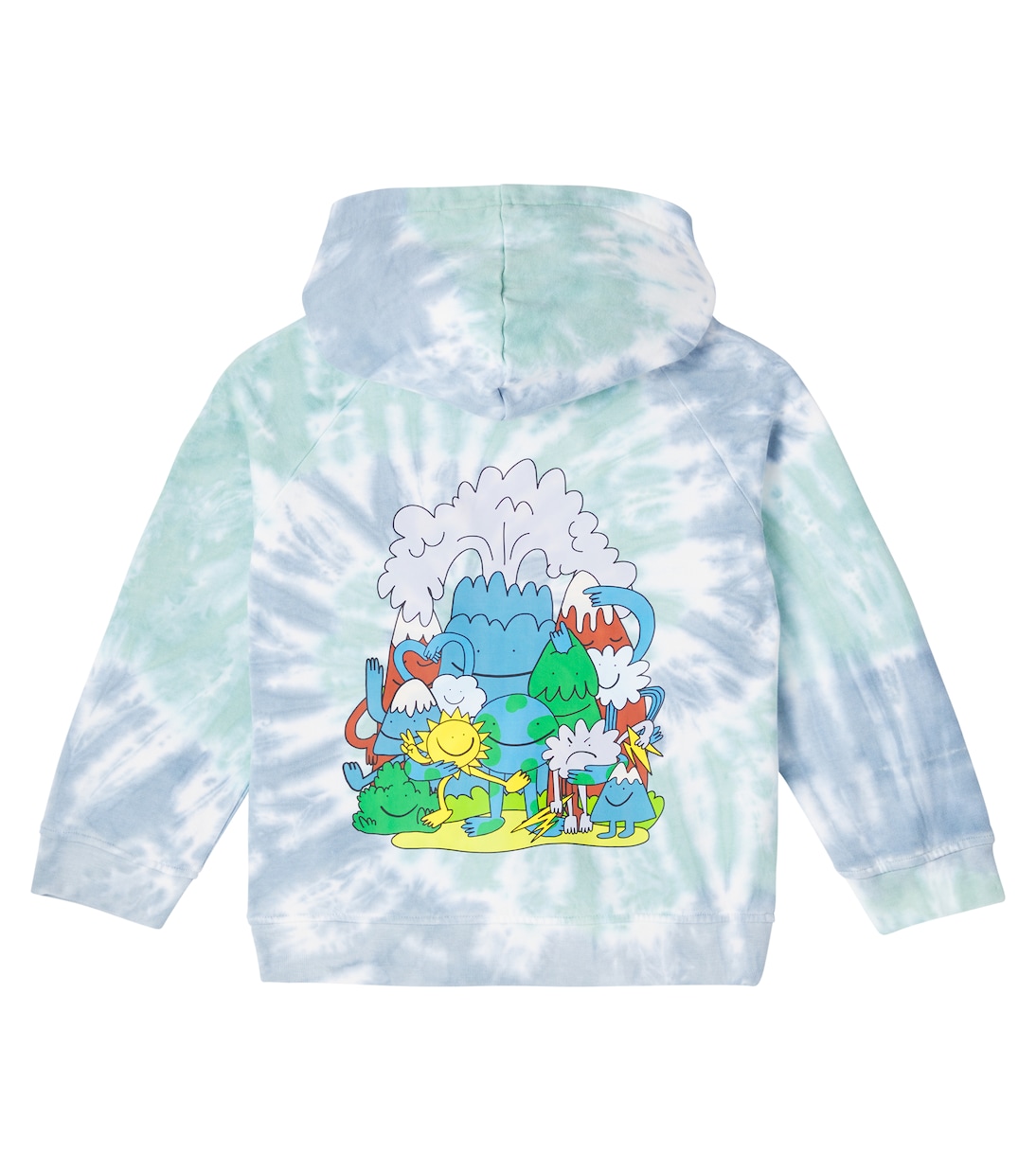 Tie-dye cotton jersey hoodie | Stella McCartney Kids