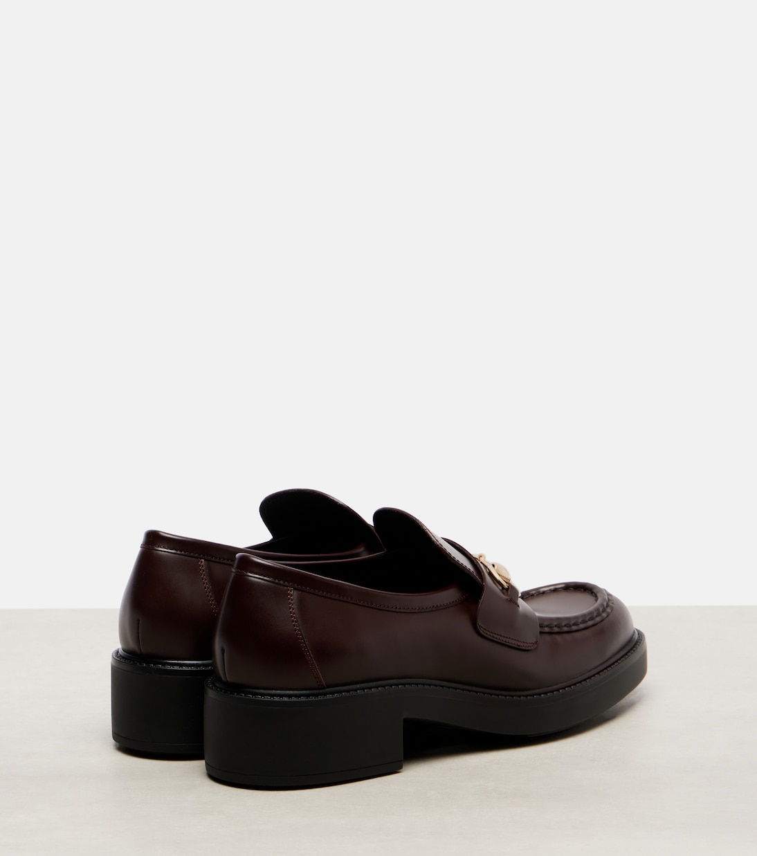 Horsebit leather penny loafers | Gucci