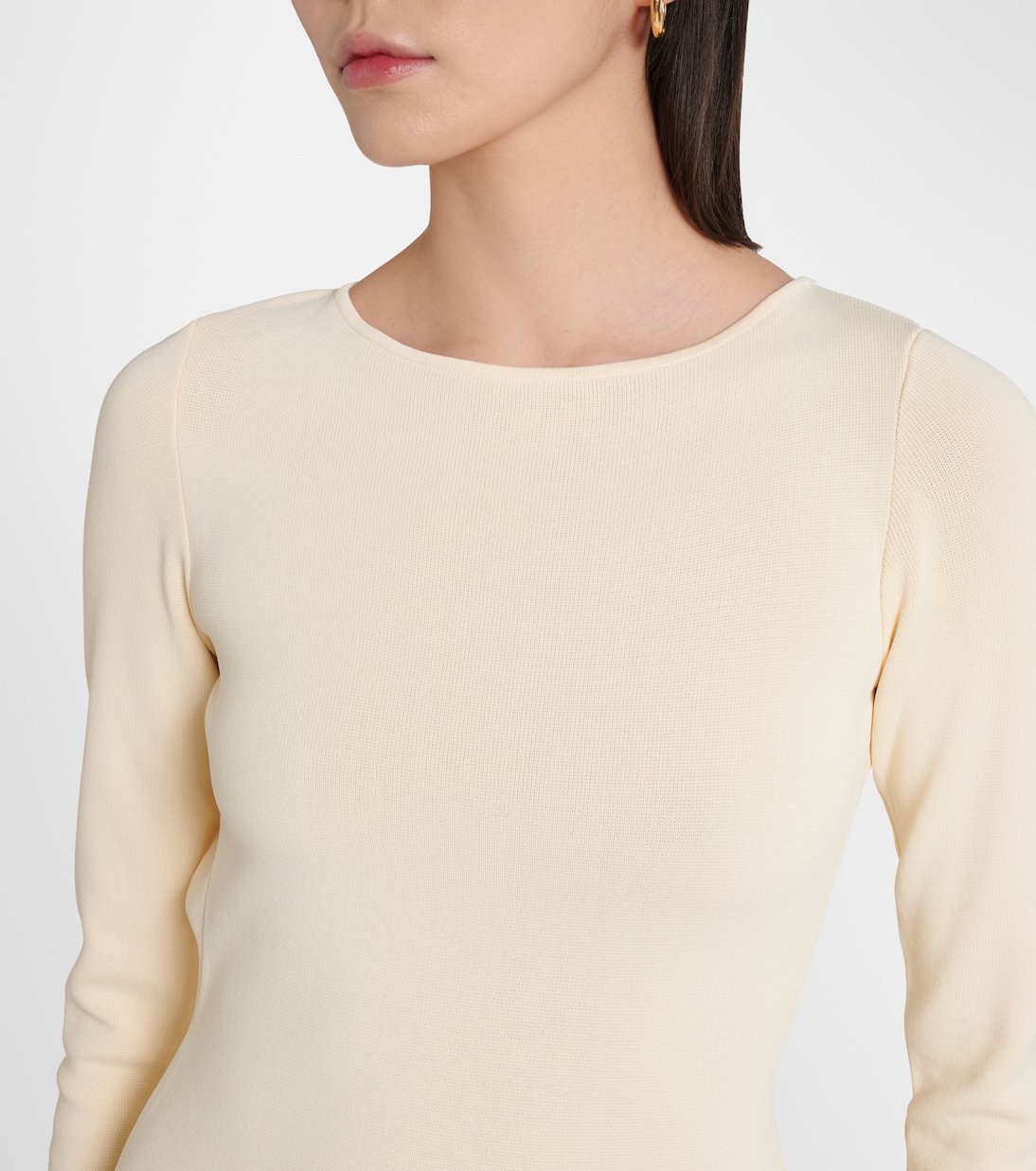 Knitted ruffled maxi dress | Same