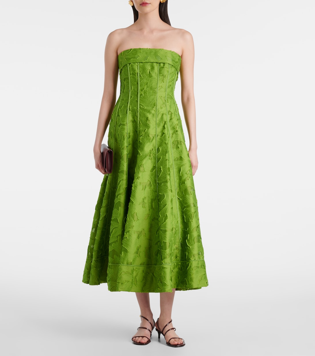 Robe bustier Imogen en jacquard | Simkhai