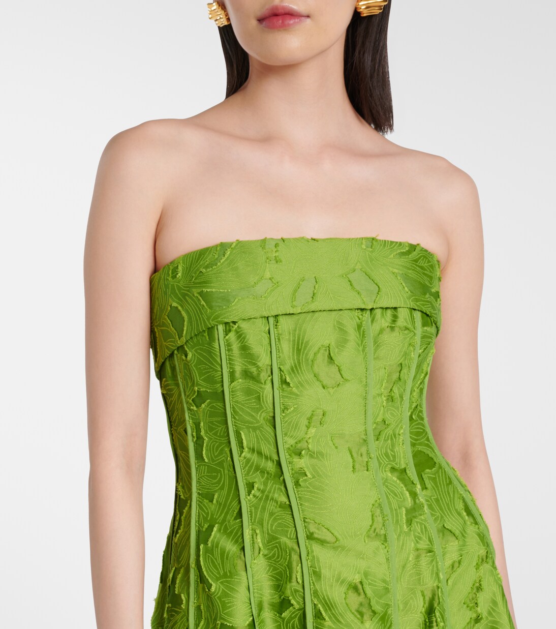 Robe bustier Imogen en jacquard | Simkhai