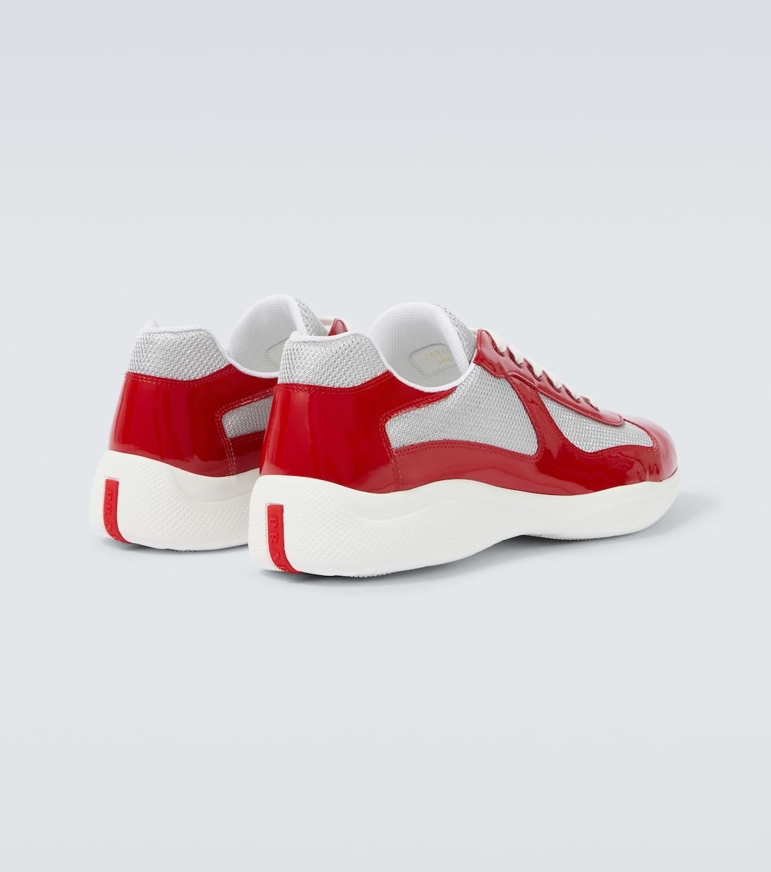 America's Cup leather-trimmed sneakers | Prada