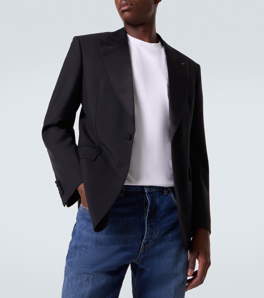 Wool and mohair tuxedo jacket | Givenchy