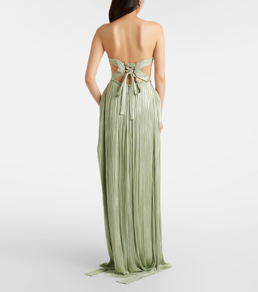 Robe bustier Kamina en tulle de soie | Maria Lucia Hohan