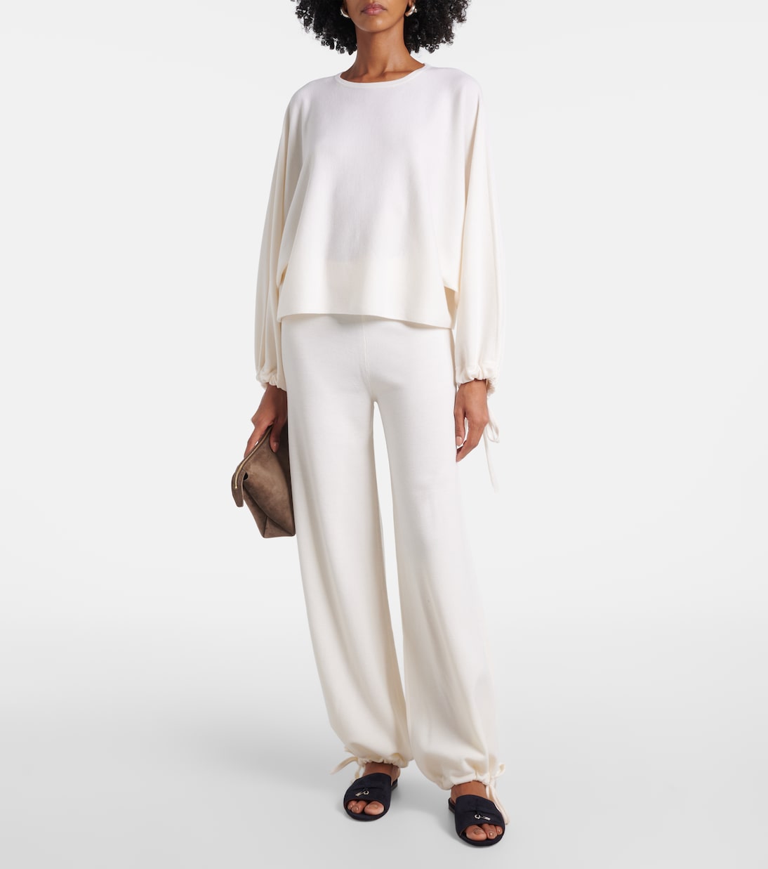 Weite Hose aus Schurwolle | Max Mara