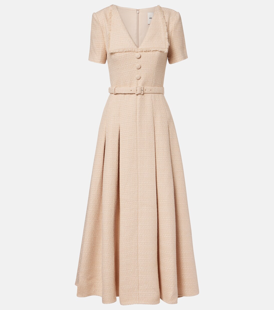 Maxikleid aus Bouclé | Roland Mouret