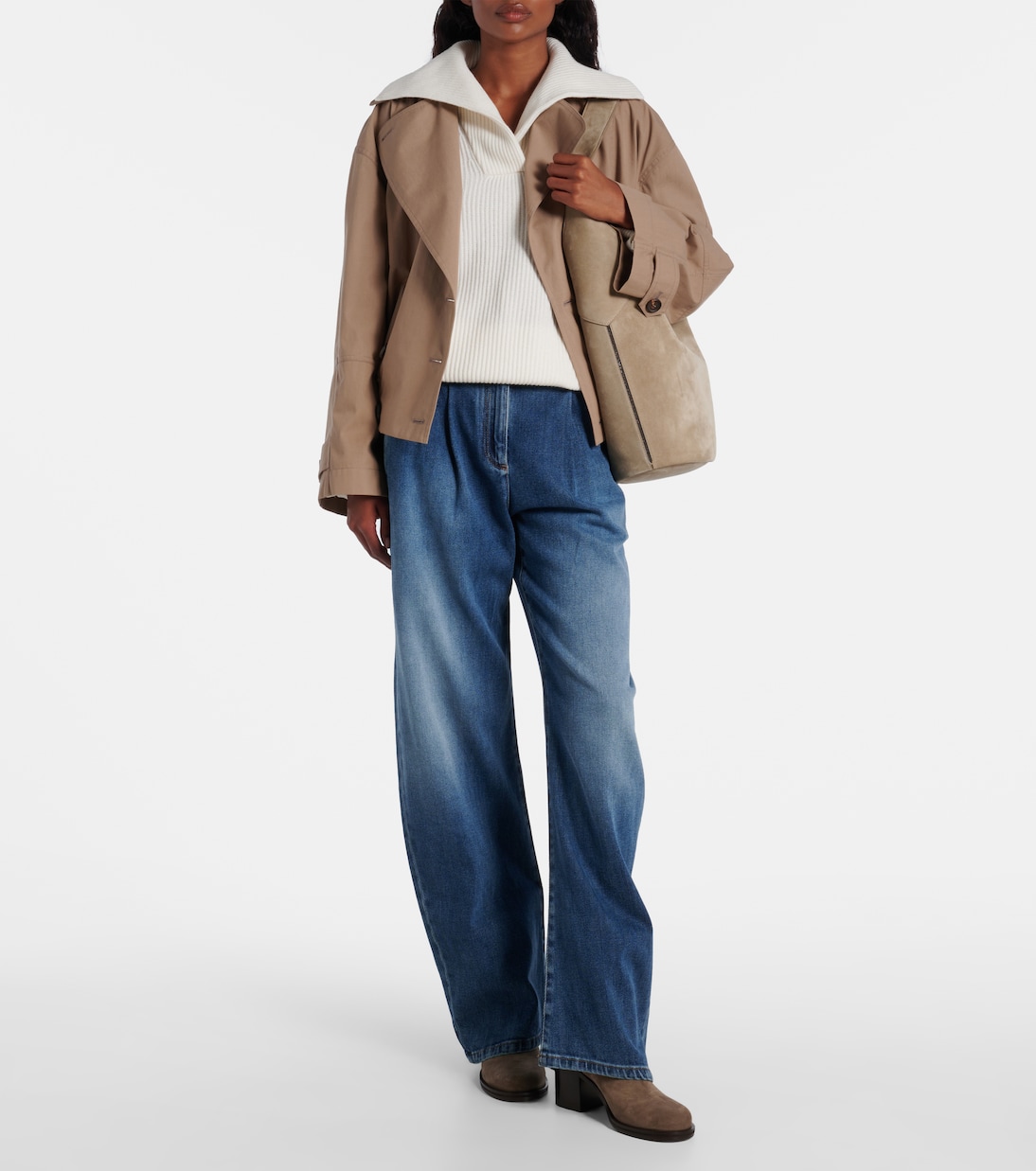 Jersey de lana, cachemir y seda | Brunello Cucinelli