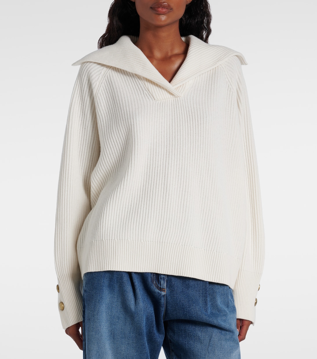 Jersey de lana, cachemir y seda | Brunello Cucinelli